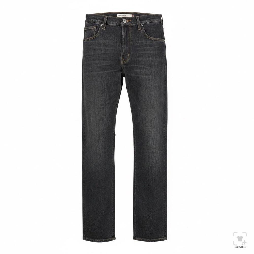 Levis 559 Jeans Mens 36x32 Black Dark Wash Denim Relaxed Straight Mid Rise